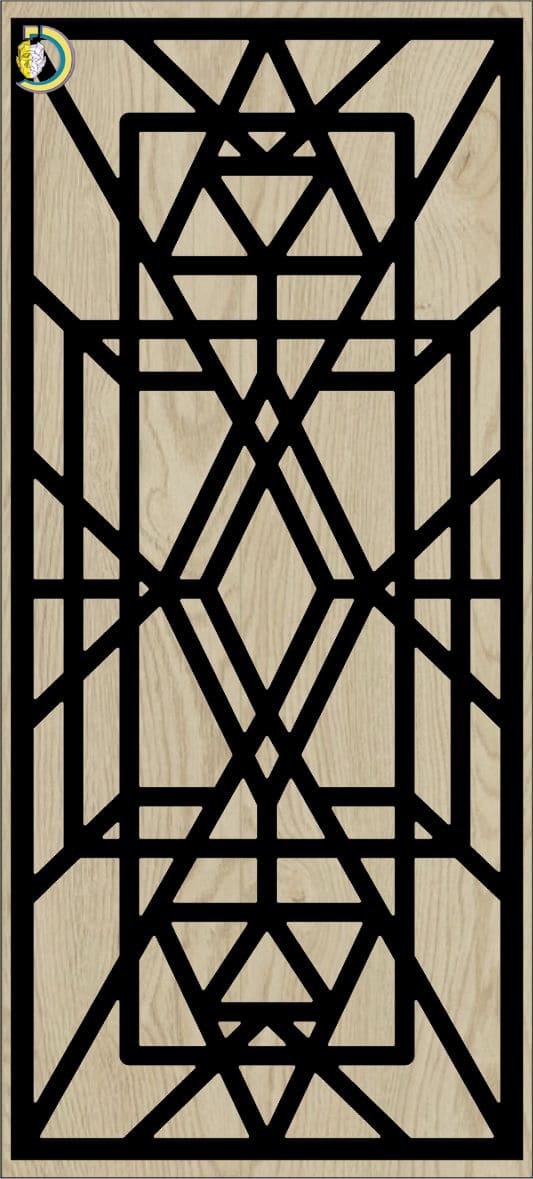 Decorative Slotted Panel 523 Pattern PDF File