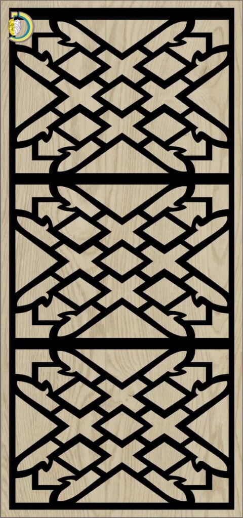 Decorative Slotted Panel 532 Pattern PDF File