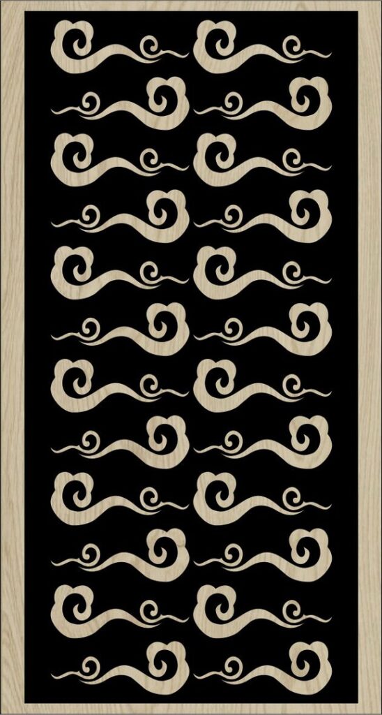 Decorative Slotted Panel 54 Pattern PDF File