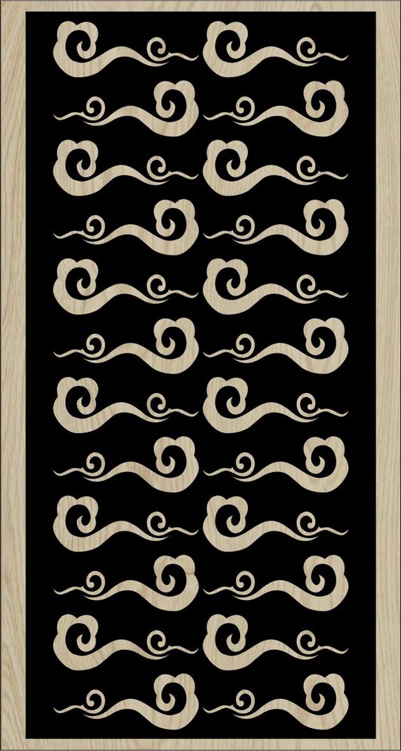 Decorative Slotted Panel 54 Pattern PDF File