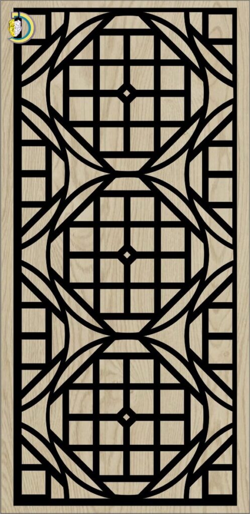 Decorative Slotted Panel 544 Pattern PDF File