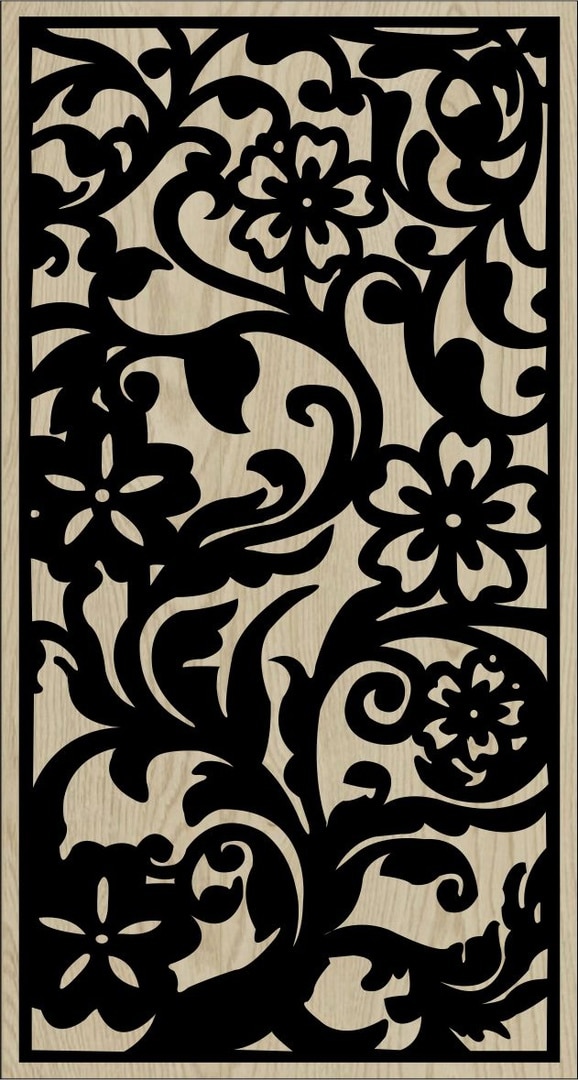 Decorative Slotted Panel 55 Pattern PDF File