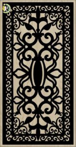 Decorative Slotted Panel 553 Pattern PDF File