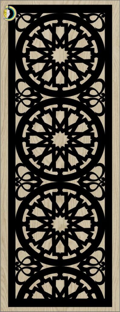 Decorative Slotted Panel 555 Pattern PDF File