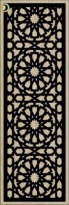 Decorative Slotted Panel 557 Pattern PDF File