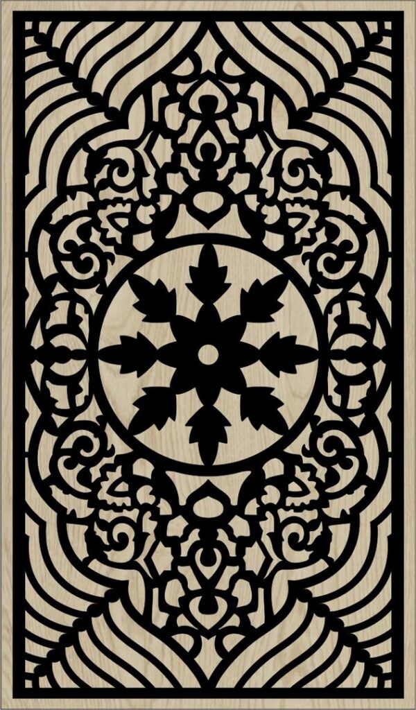 Decorative Slotted Panel 57 Pattern PDF File