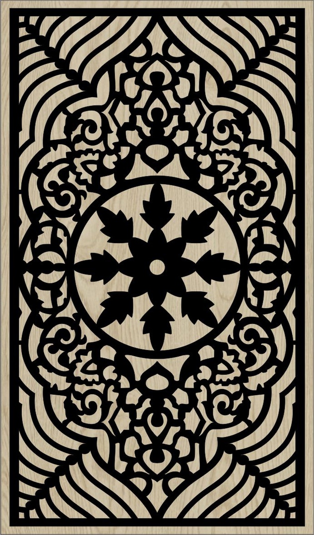 Decorative Slotted Panel 57 Pattern PDF File