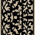 Decorative Slotted Panel 581 Pattern PDF File