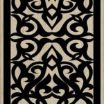 Decorative Slotted Panel 592 Pattern PDF File