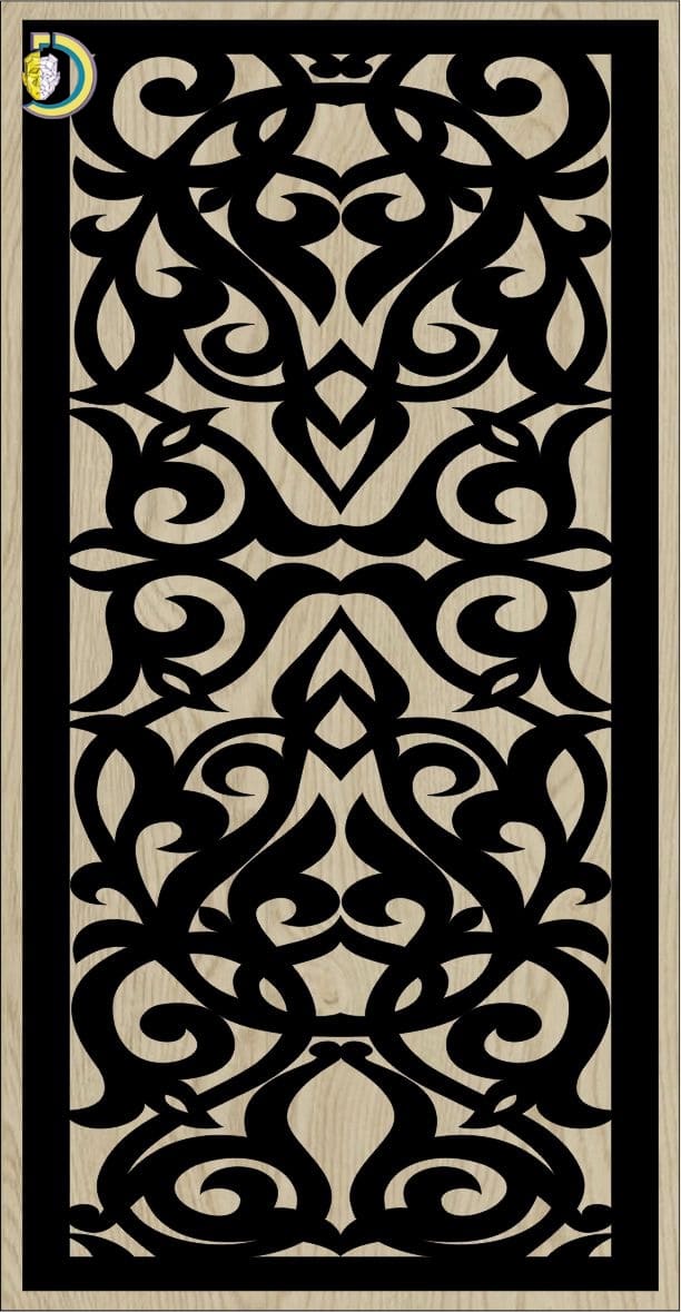 Decorative Slotted Panel 592 Pattern PDF File