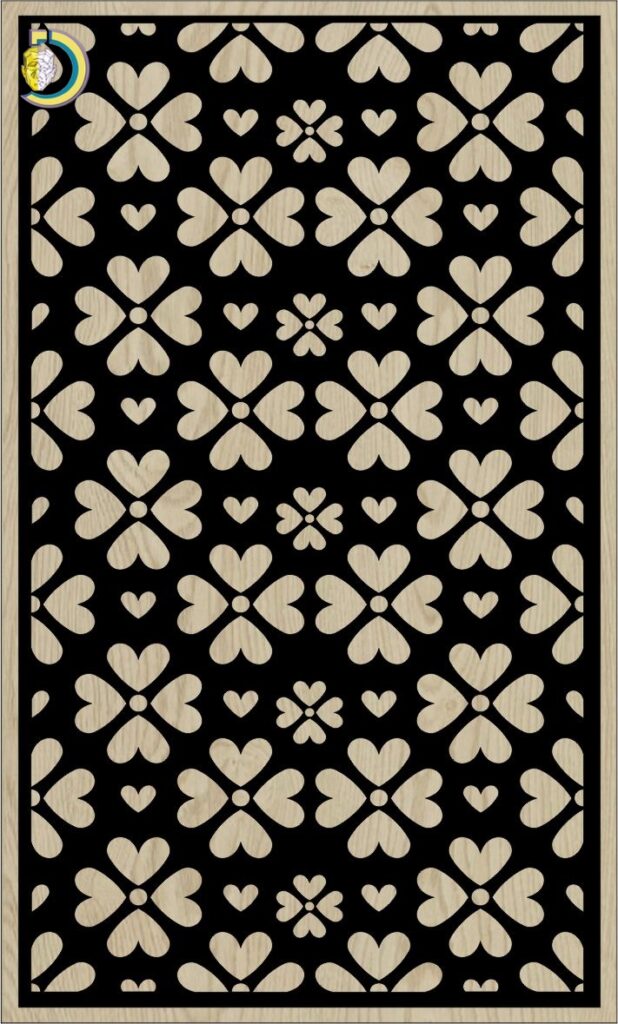 Decorative Slotted Panel 595 Pattern PDF File