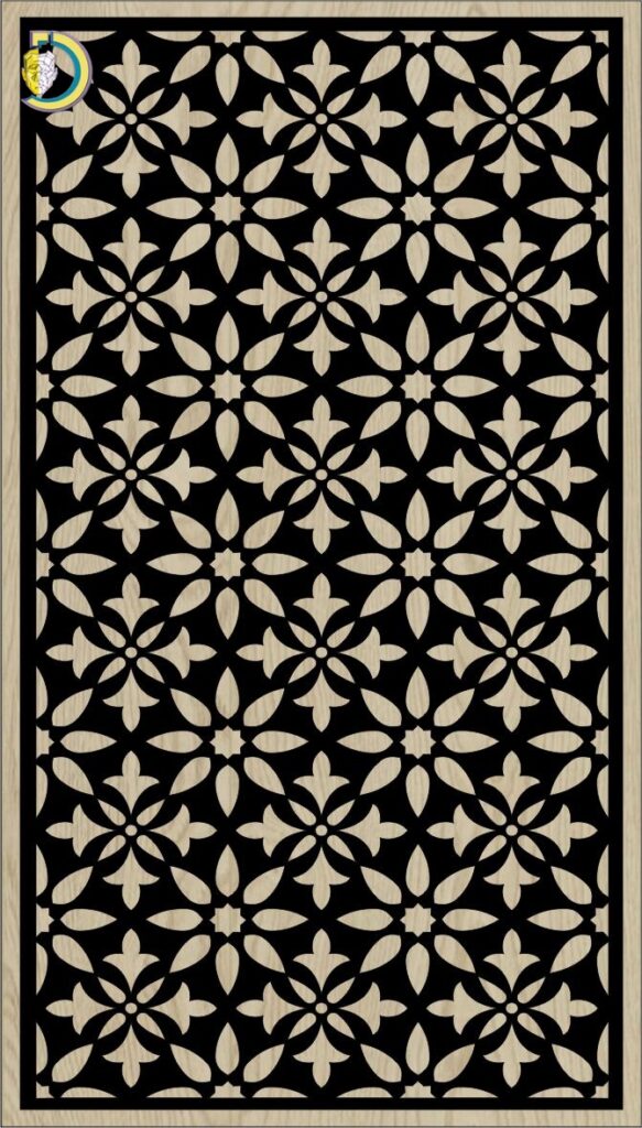 Decorative Slotted Panel 597 Pattern PDF File