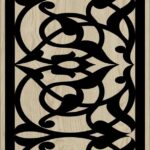 Decorative Slotted Panel 599 Pattern PDF File