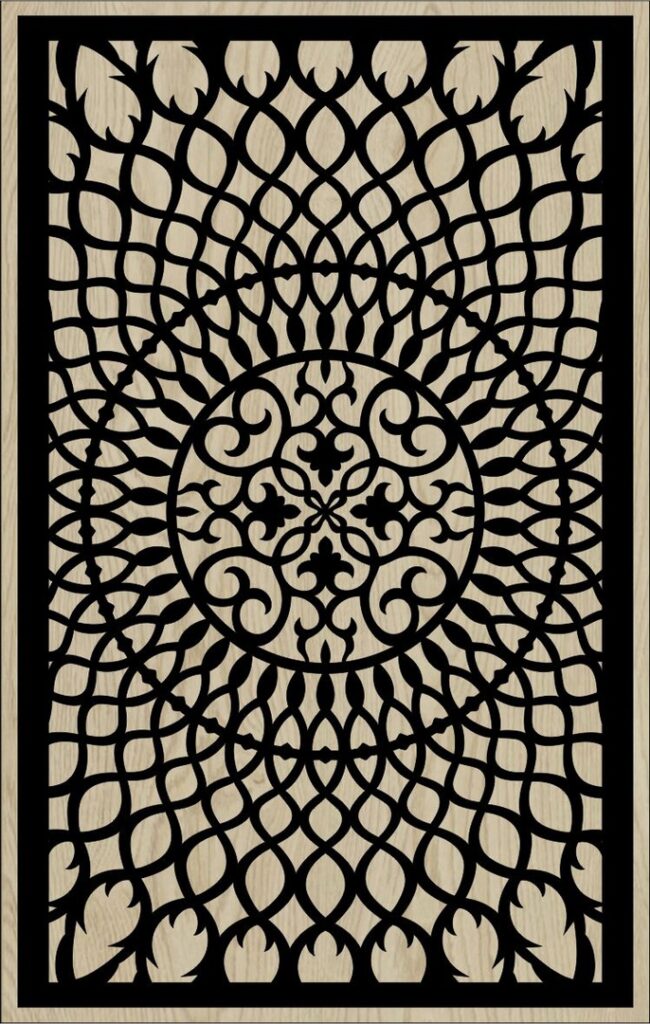 Decorative Slotted Panel 60 Pattern PDF File