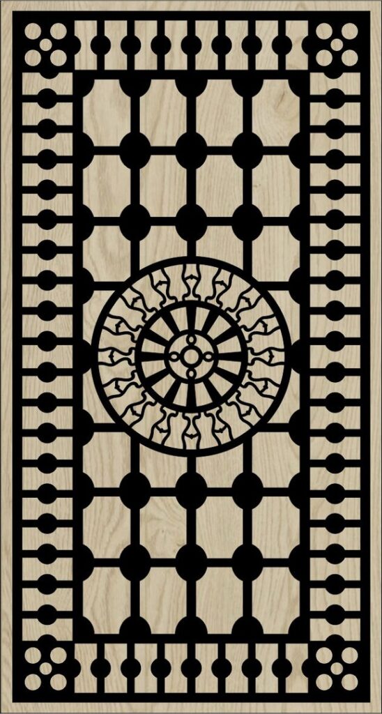 Decorative Slotted Panel 63 Pattern PDF File