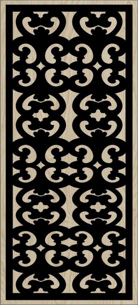 Decorative Slotted Panel 67 Pattern PDF File