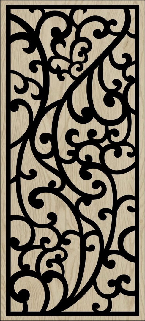 Decorative Slotted Panel 68 Pattern PDF File