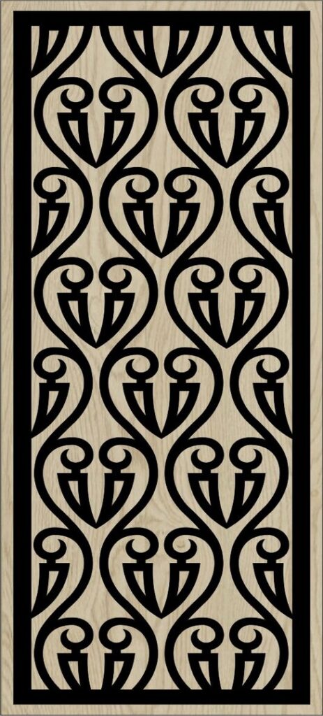 Decorative Slotted Panel 73 Pattern PDF File