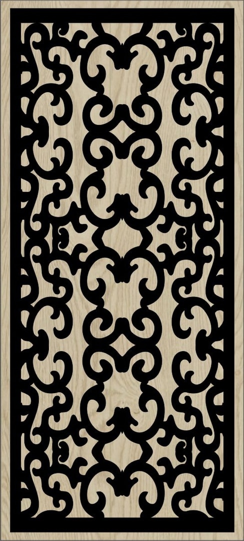 Decorative Slotted Panel 74 Pattern PDF File