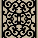 Decorative Slotted Panel 76 Pattern PDF File