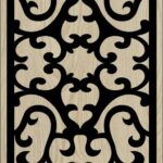 Decorative Slotted Panel 77 Pattern PDF File