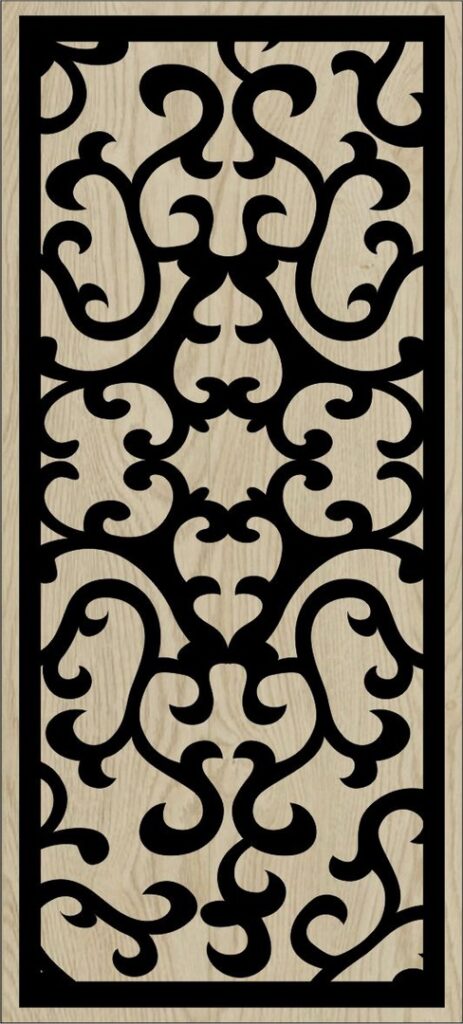 Decorative Slotted Panel 77 Pattern PDF File