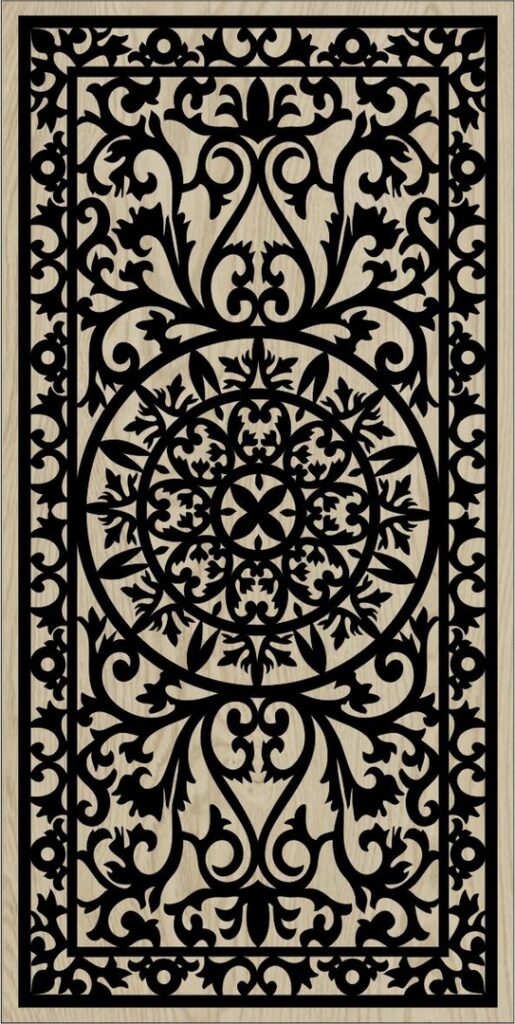 Decorative Slotted Panel 80 Pattern PDF File