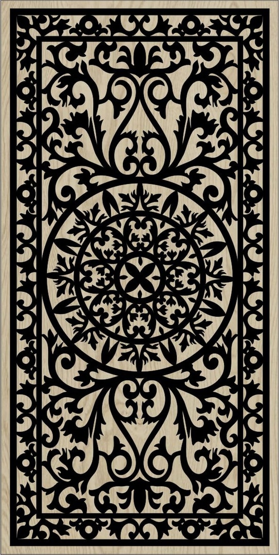 Decorative Slotted Panel 80 Pattern PDF File