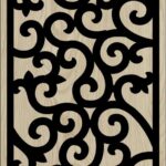 Decorative Slotted Panel 82 Pattern PDF File