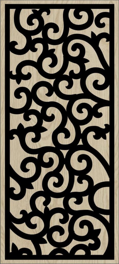 Decorative Slotted Panel 82 Pattern PDF File