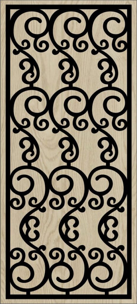 Decorative Slotted Panel 83 Pattern PDF File