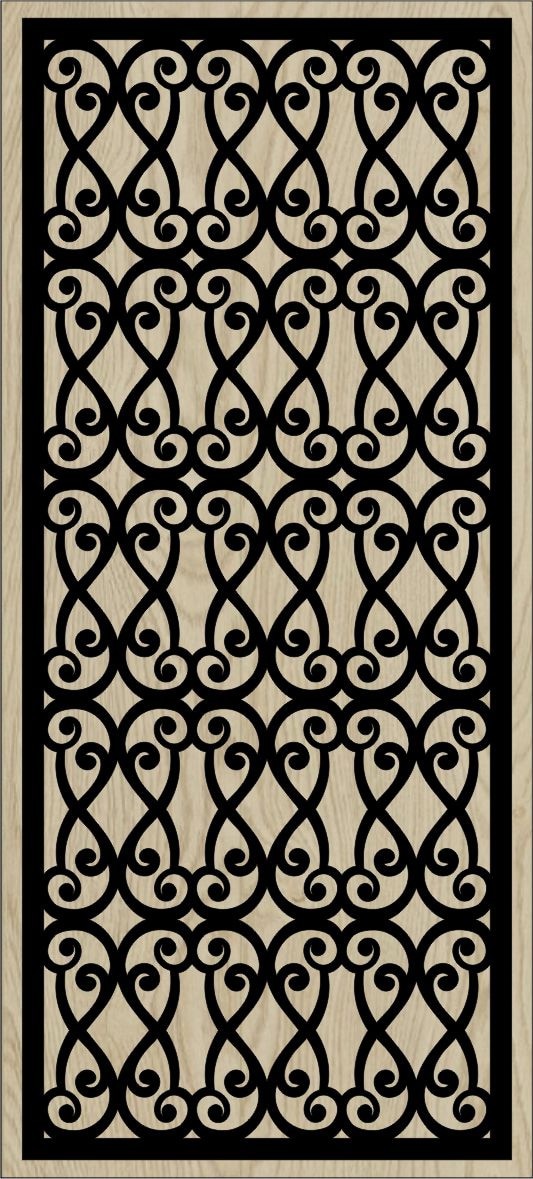 Decorative Slotted Panel 84 Pattern PDF File