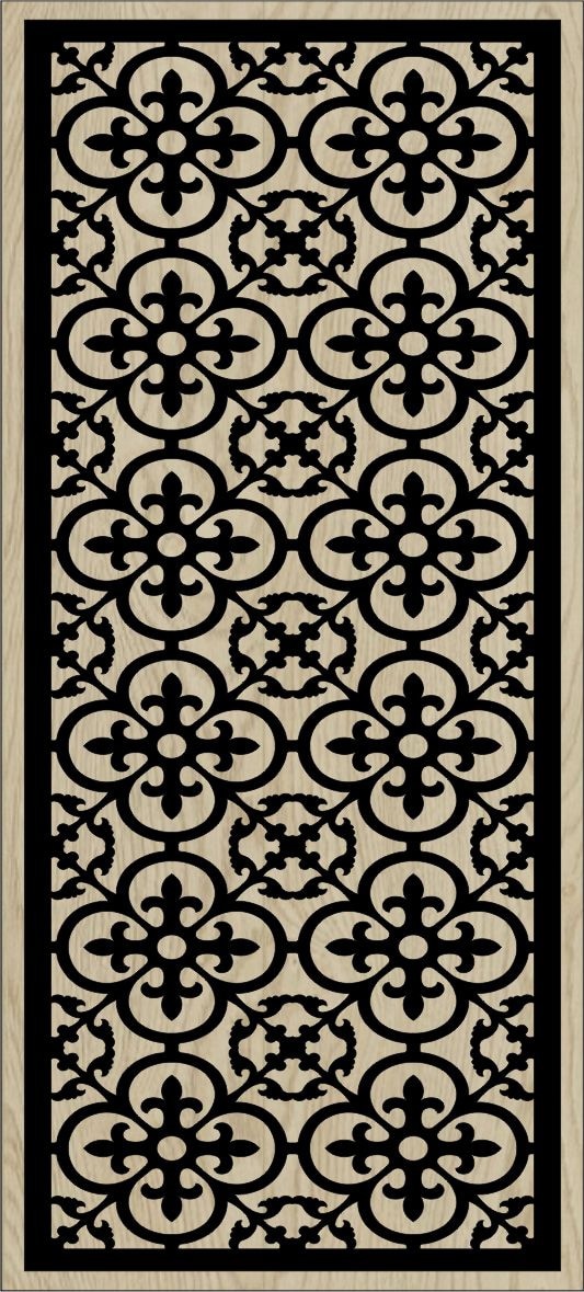 Decorative Slotted Panel 88 Pattern PDF File