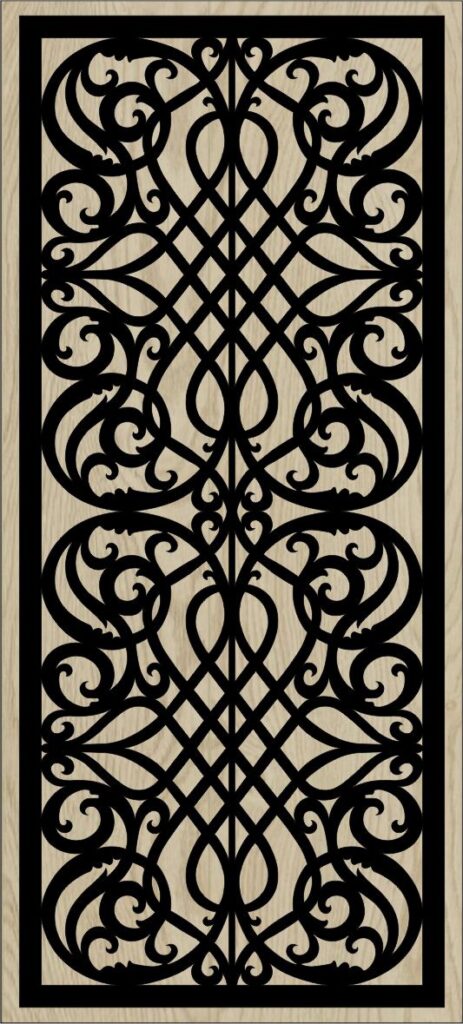 Decorative Slotted Panel 93 Pattern PDF File