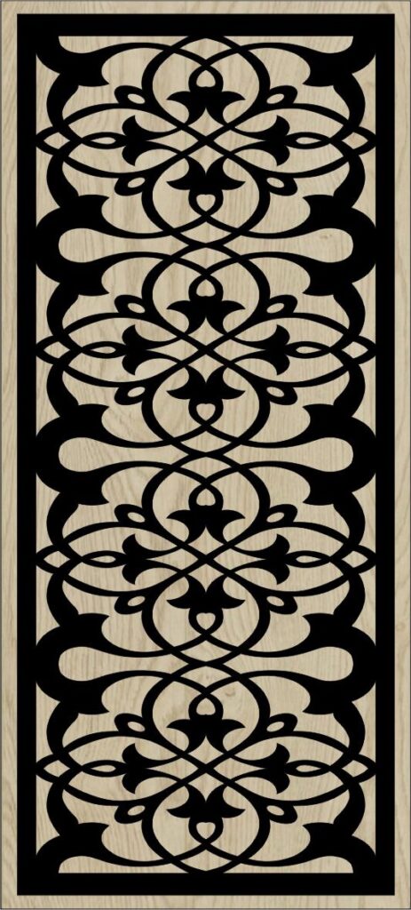 Decorative Slotted Panel 94 Pattern PDF File