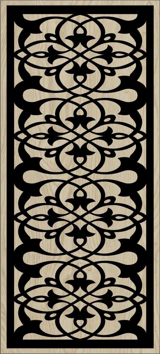 Decorative Slotted Panel 94 Pattern PDF File