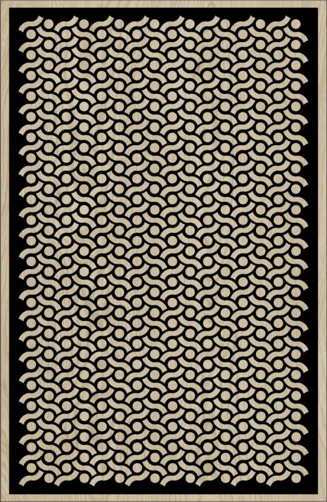 Decorative Slotted Panel 02 Pattern PDF File