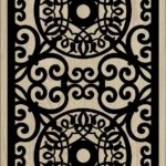 Decorative Slotted Panel 06 Pattern PDF File