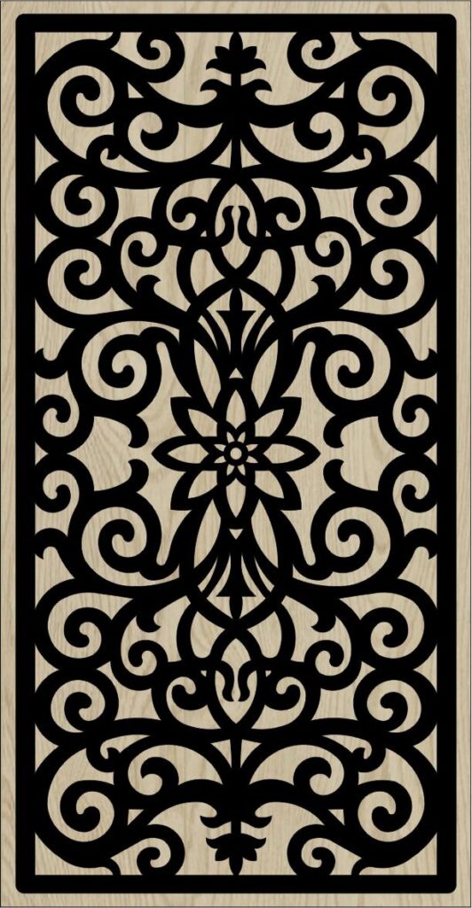 Decorative Slotted Panel 08 Pattern PDF File