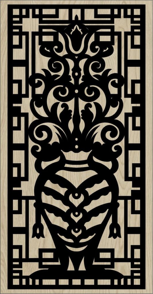 Decorative Slotted Panel 09 Pattern PDF File