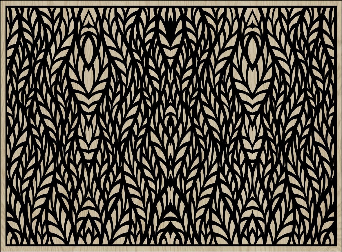 Decorative Slotted Panel 10 Pattern PDF File