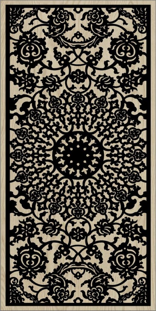 Decorative Slotted Panel 12 Pattern PDF File