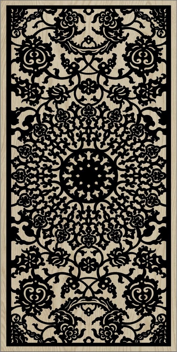 Decorative Slotted Panel 12 Pattern PDF File