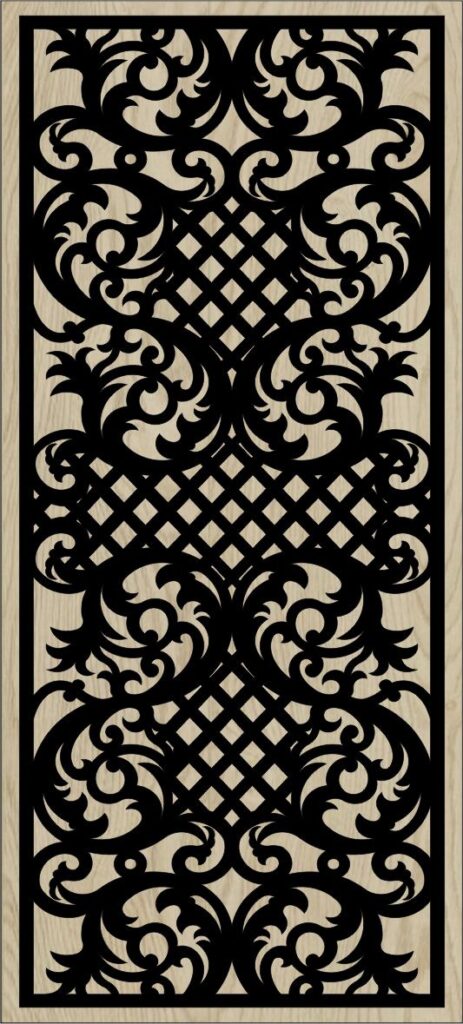 Decorative Slotted Panel 16 Pattern PDF File