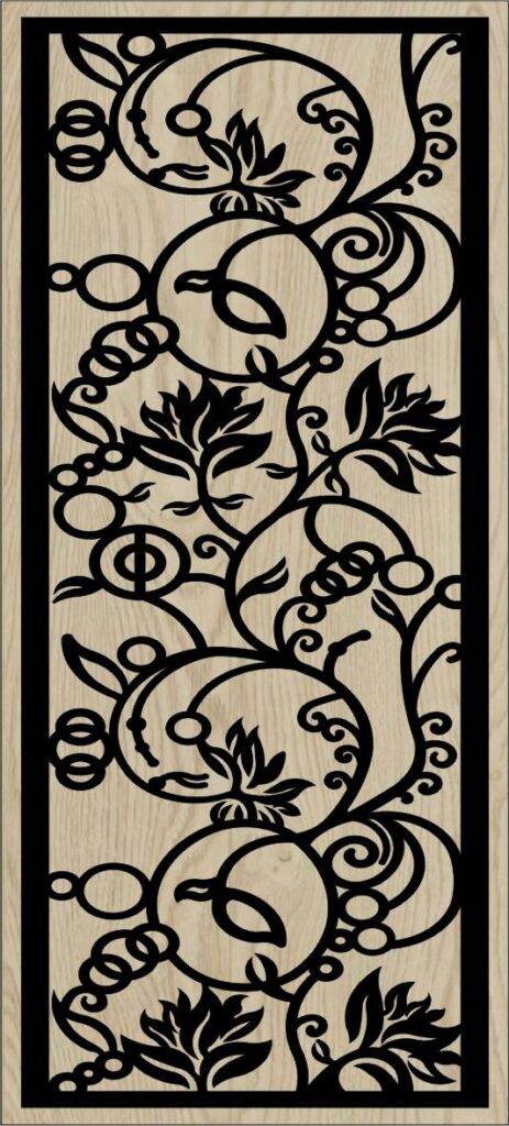 Decorative Slotted Panel 17 Pattern PDF File