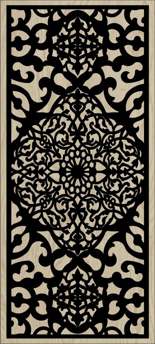 Decorative Slotted Panel 18 Pattern PDF File