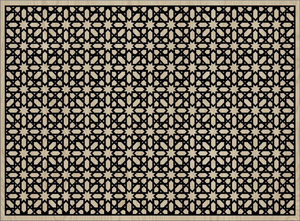 Decorative Slotted Panel 20 Pattern PDF File