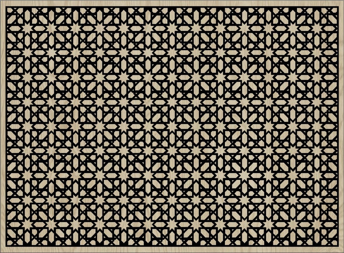 Decorative Slotted Panel 20 Pattern PDF File