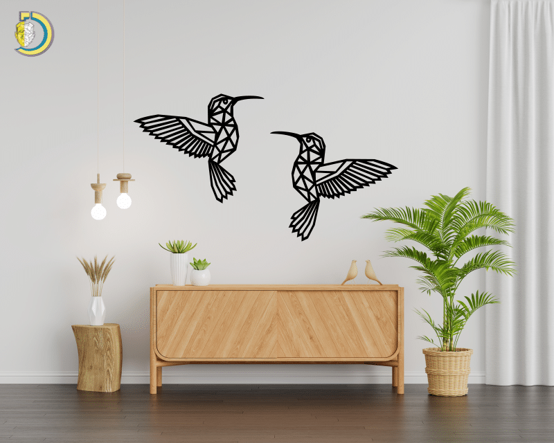 Laser Cut Hummingbird Metal Wall Decor Laser Cut Plasma Vector