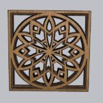 Laser Cut Layered Mandala Plywood Free Vector